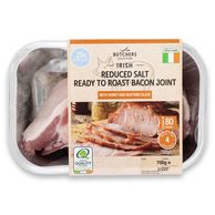 Irish Reduced Salt Ready To Roast Bacon Joint With Honey And Mustard Glaze 700g Butcher's Selection